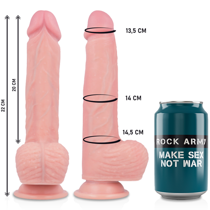 ROCKARMY - REALISTIC HAWK PREMIUM SILICONE LIQUIDE 22 CM -OU- 4,6 CM