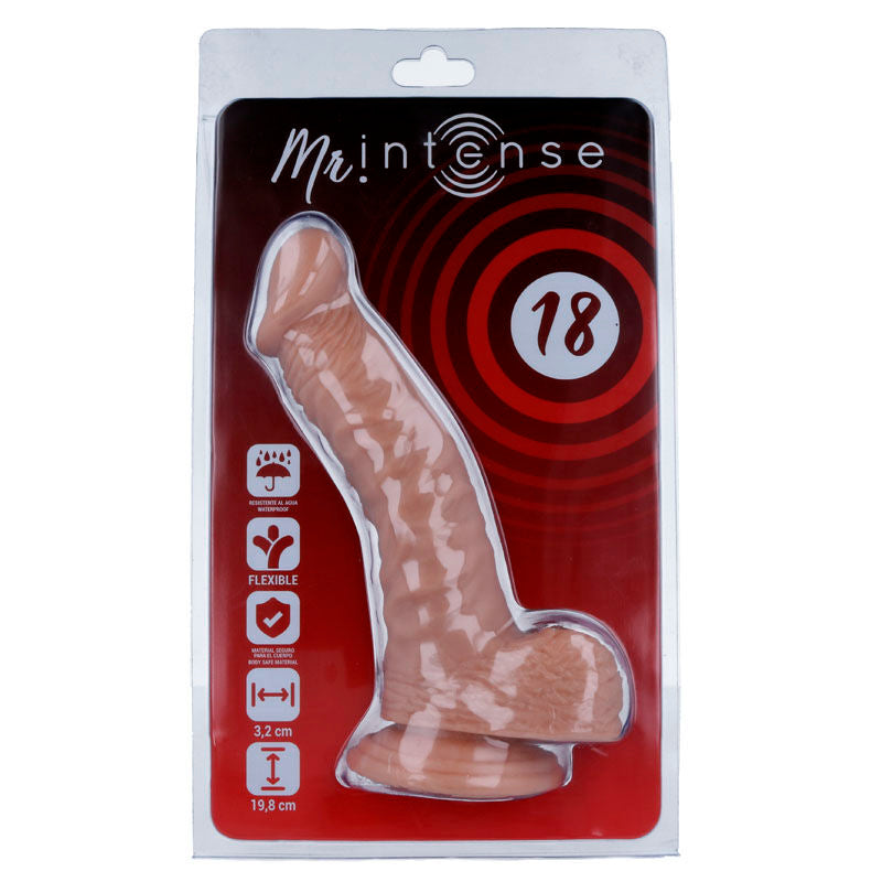 MR INTENSE - 18 PÉNIS RÉALISTE 19,8 CM -OU- 3,2 CM