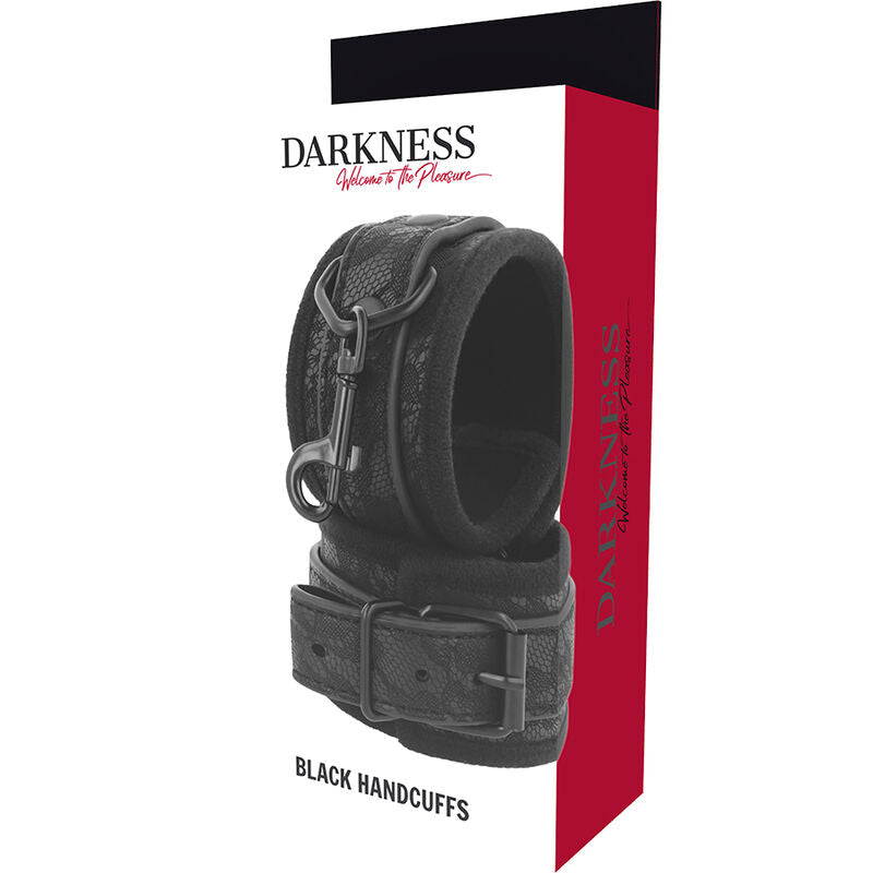 DARKNESS - MENOTTES BDSM NOIRES DE LUXE (PAS À VENDRE)