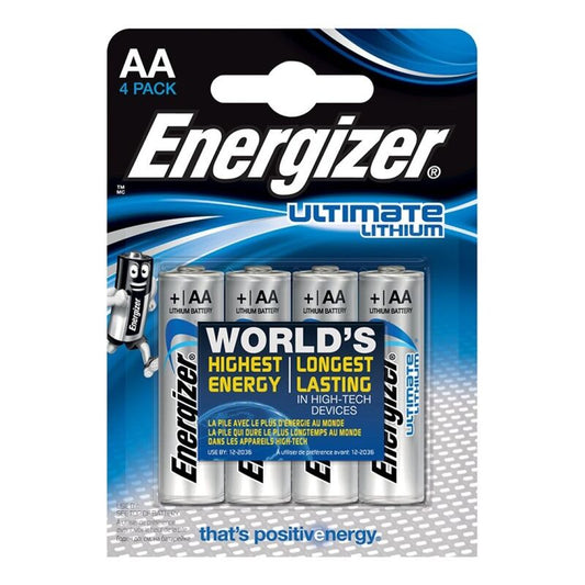 ENERGIZER - ULTIME LITHIUM AA L91 LR6 1.5V *4