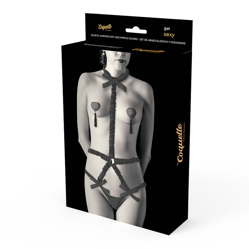 COQUETTE CHIC DESIRE - ENSEMBLE LINGERIE AVEC COUVRE-TALON DELUXE