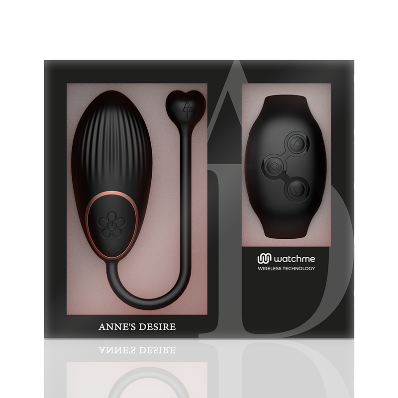 ANNE'S DESIRE - TECHNOLOGIE DE TÉLÉCOMMANDE EGG WATCHME NOIR