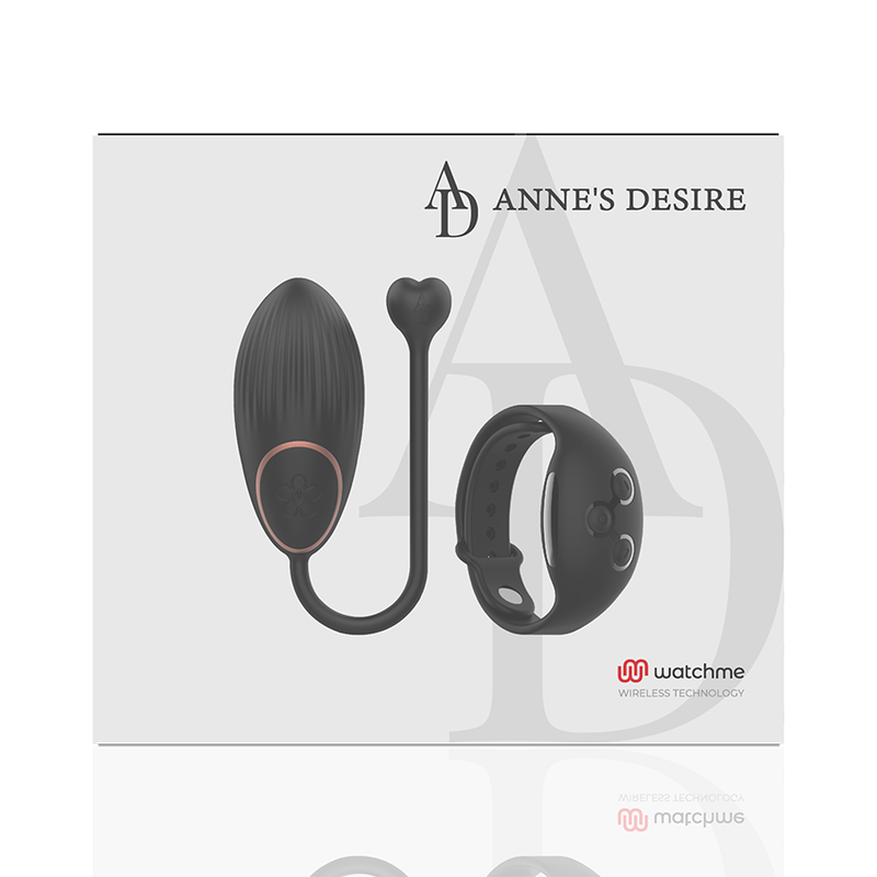 ANNE'S DESIRE - TECHNOLOGIE DE TÉLÉCOMMANDE EGG WATCHME NOIR