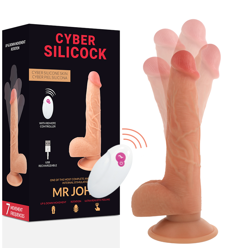 CYBER SILICOCK - TÉLÉCOMMANDE RÉALISTE MR JOHN 23,88 CM -O- 4,3 CM