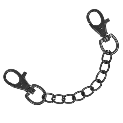 FETISH SOUMISSIVE DARK ROOM - MENOTTES DE CHEVILLE EN CUIR VÉGÉTALIEN AVEC DOUBLURE EN NÉOPRÈNE